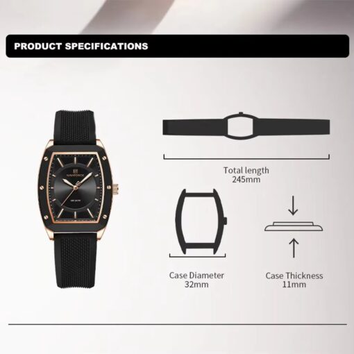 Reloj femenino Línea Naviforce silicona - Image 5