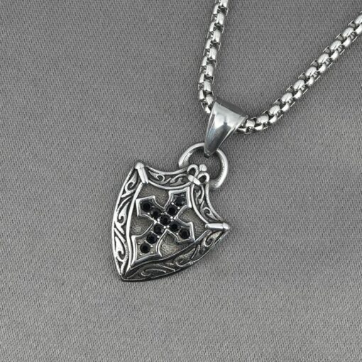 Cadena escudo con cruz - Image 8