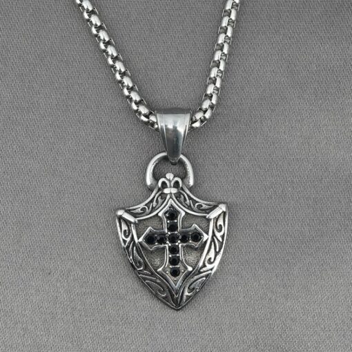 Cadena escudo con cruz - Image 2