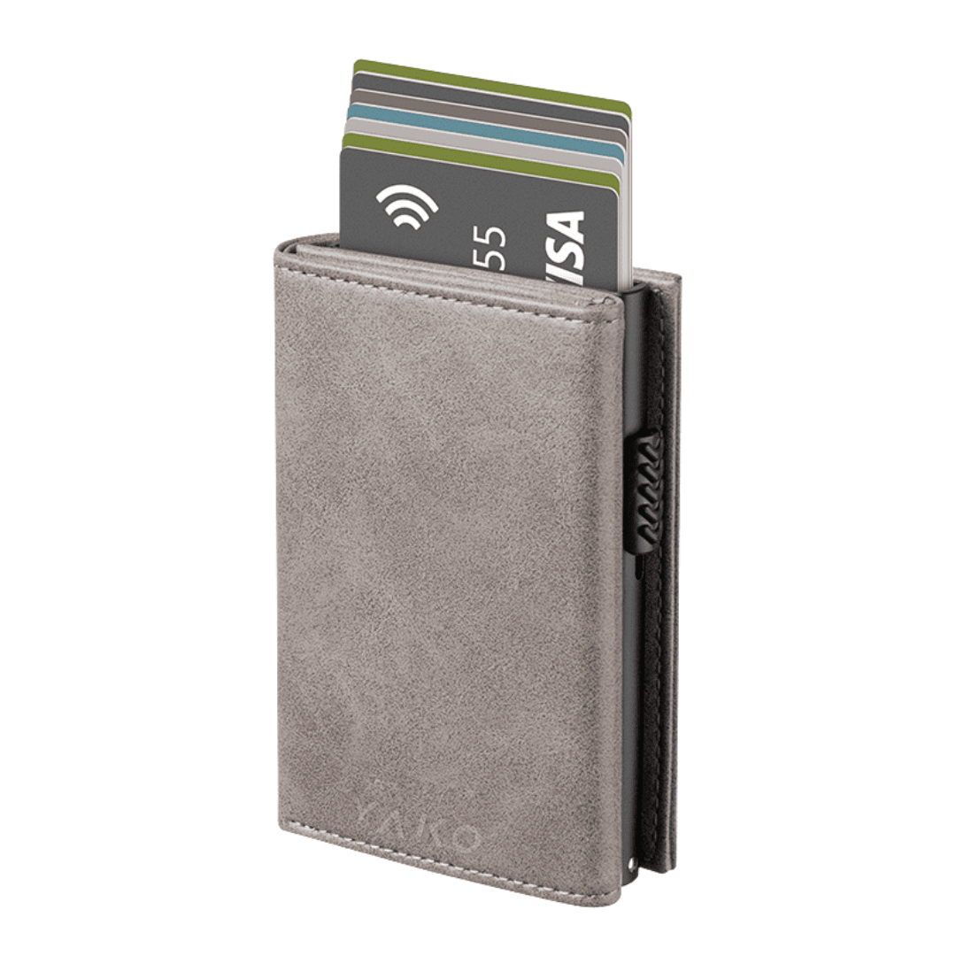 Billetera y tarjetero Premium - Gris
