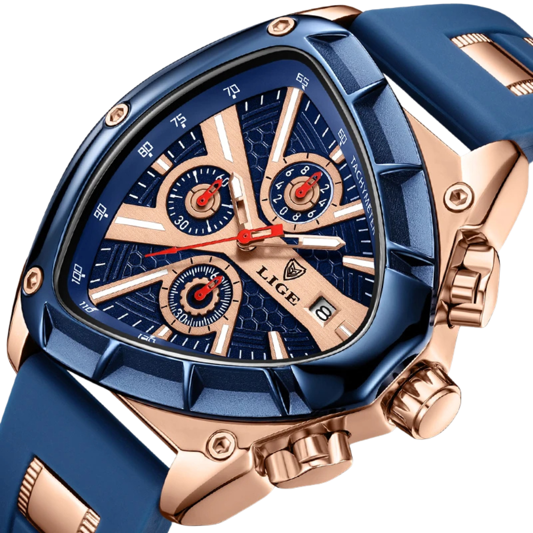 Combo Premium Azul Reloj línea Lige + Billetera tarjetero - Image 10