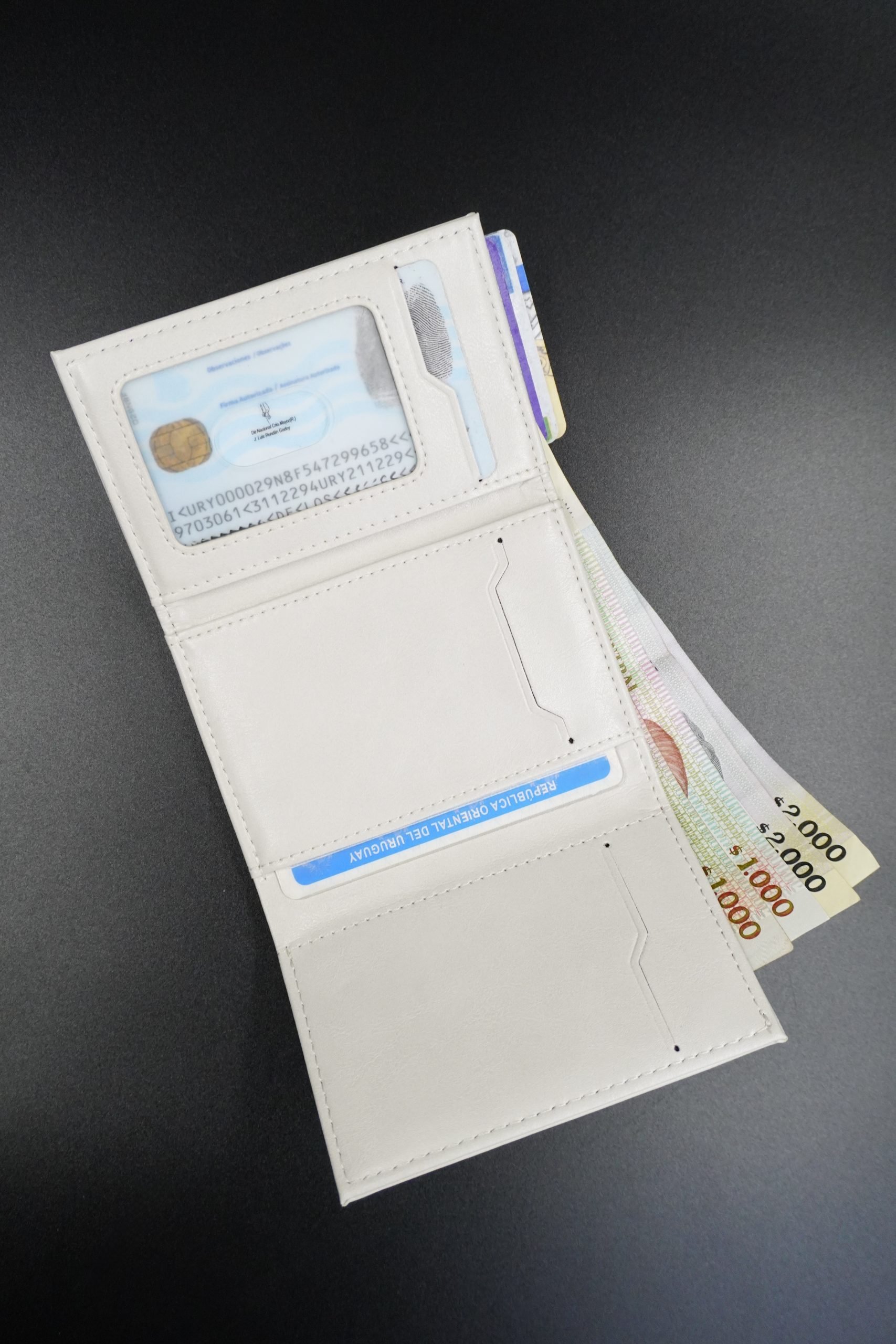 Billetera y tarjetero Premium - Blanco - Image 2