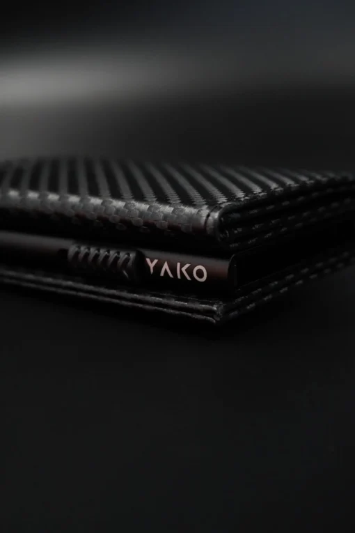 Billetera y tarjetero Premium - Negro rayas - Image 9