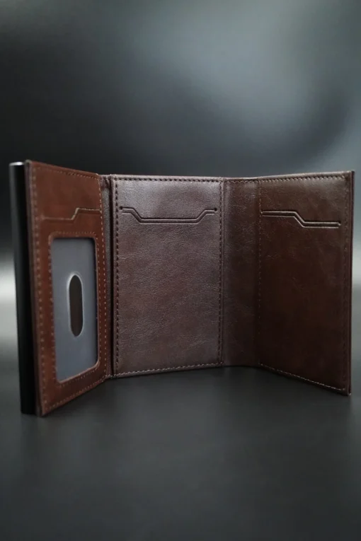 Billetera y tarjetero Premium - Marrón - Image 3