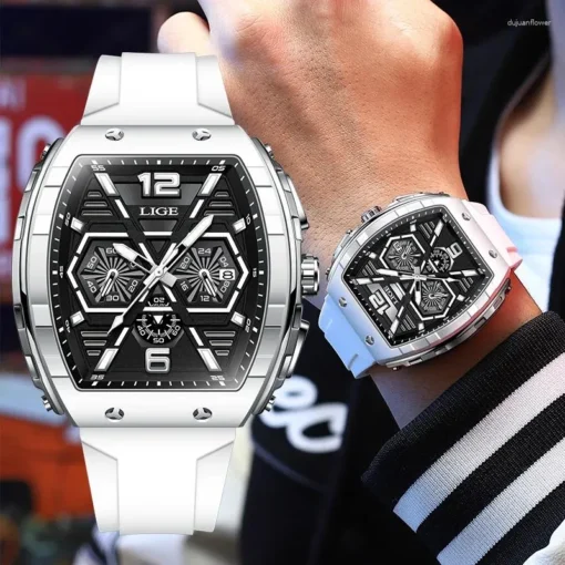 Reloj línea Lige Súper premium 5atm Con luz - Image 6
