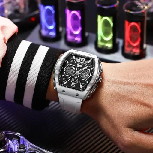 Reloj línea Lige Súper premium 5atm Con luz - Image 4
