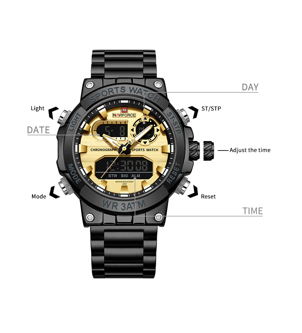 Reloj línea Naviforce digital - Image 9