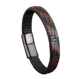 Pulsera de cuero trenzada