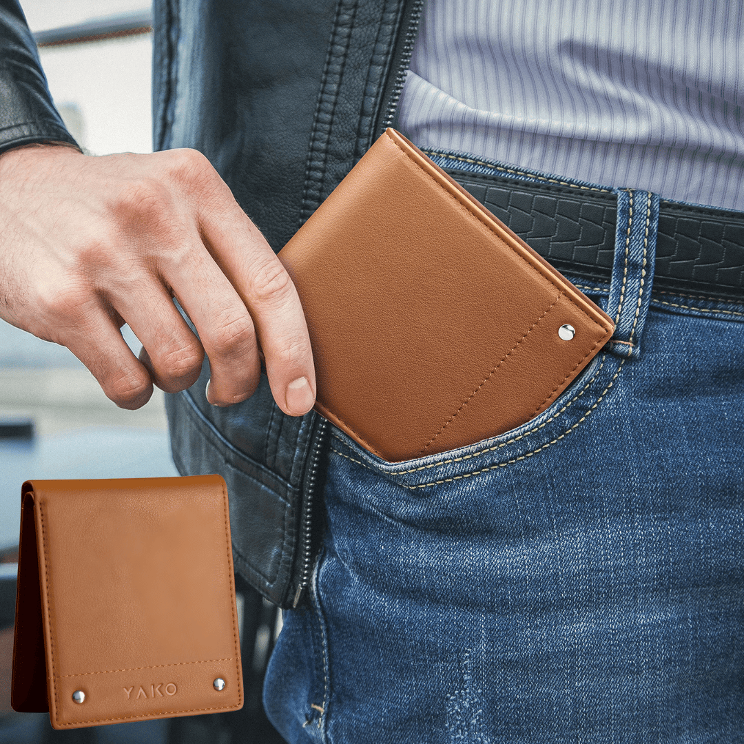 Billetera YAKO – Diseño clásico con protección RFID - Image 12