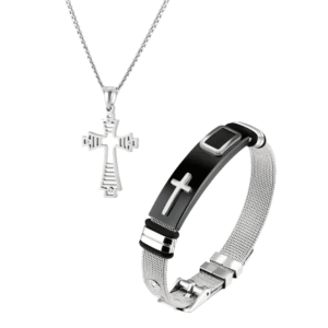 Combo Cruz Cadena + Pulsera