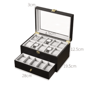 Organizador premium para 20 relojes