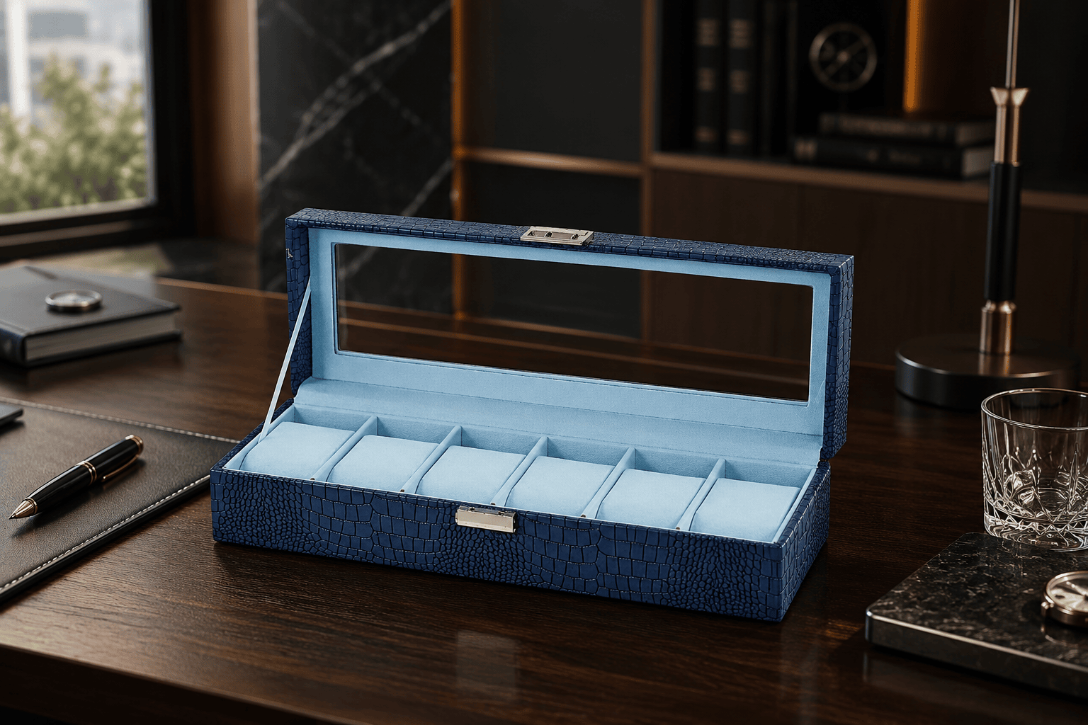 Estuche organizador para 6 relojes - Image 2