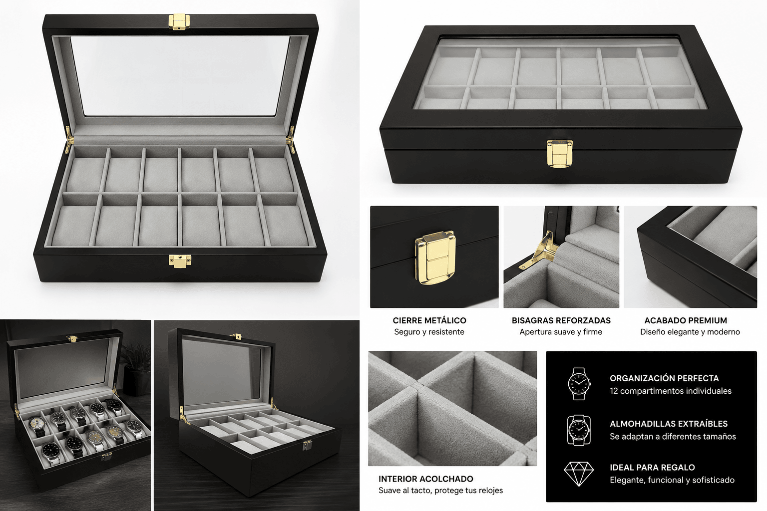 Organizador premium para 12 relojes - Image 6