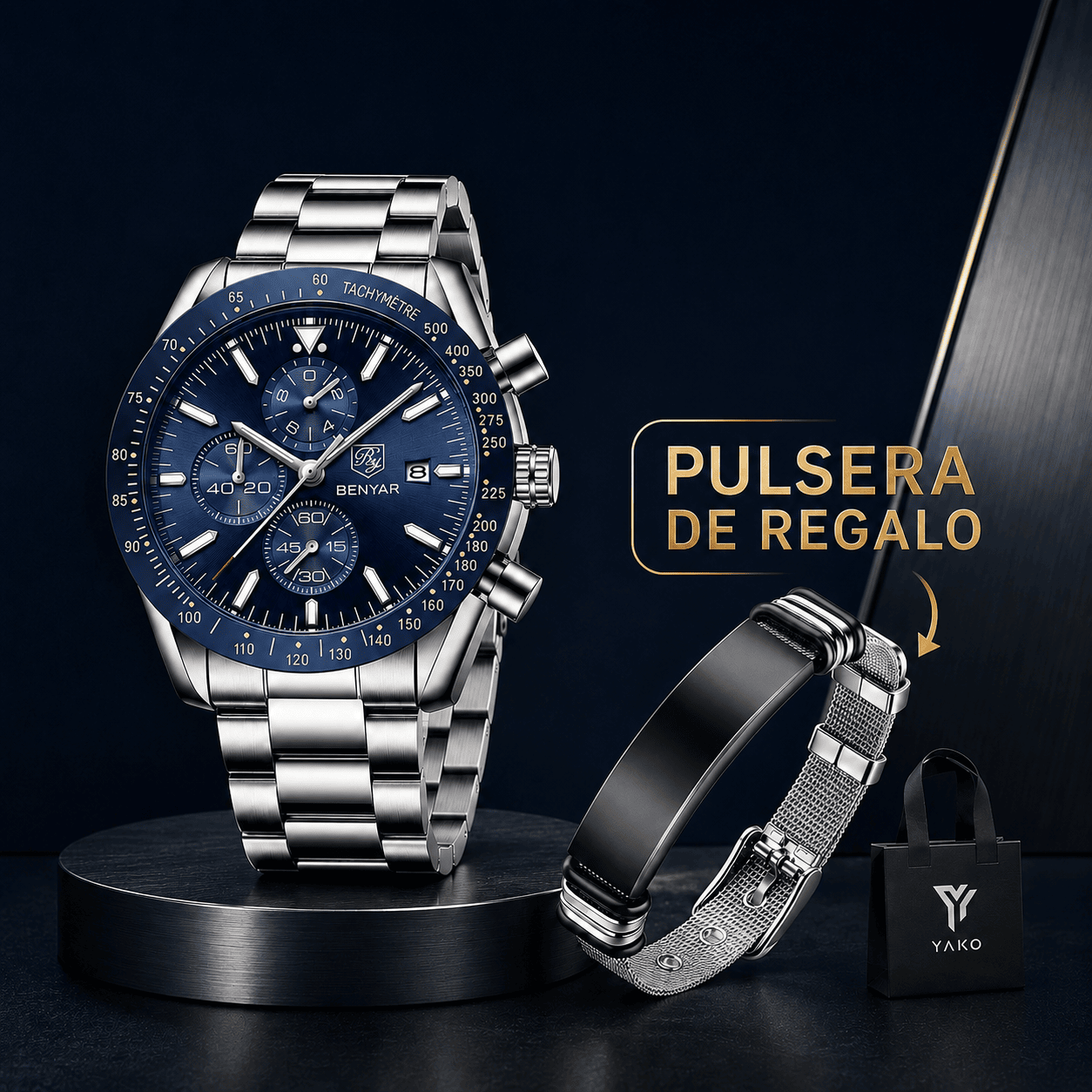 Combo Reloj lìnea Benyar + Pulsera de Regalo - Image 8