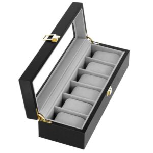 Organizador premium para 6 relojes