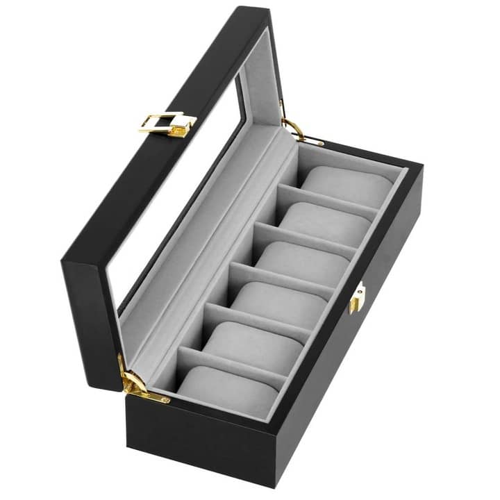 Organizador premium para 6 relojes